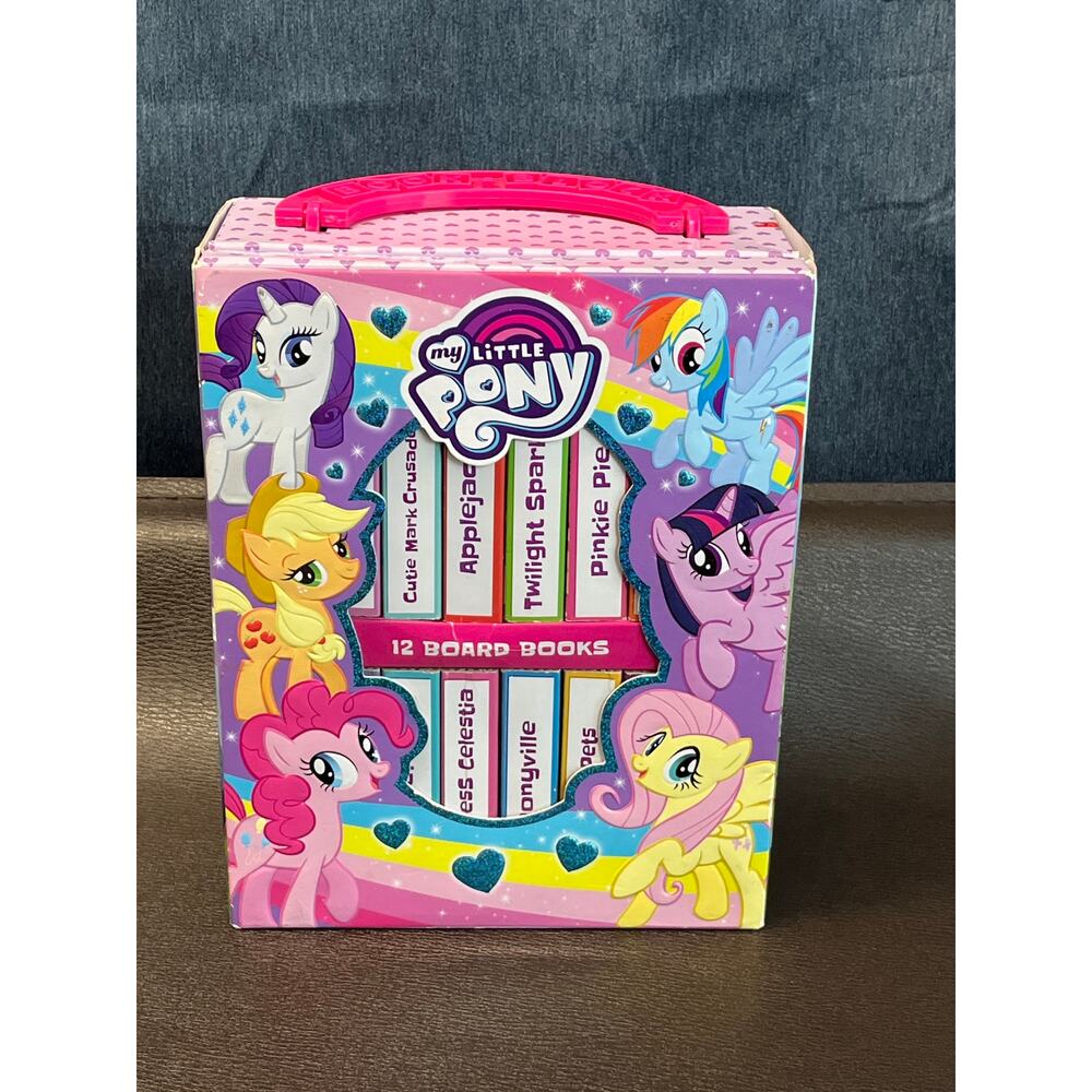Hasbro My Little Pony 12 board books with Case Reading/